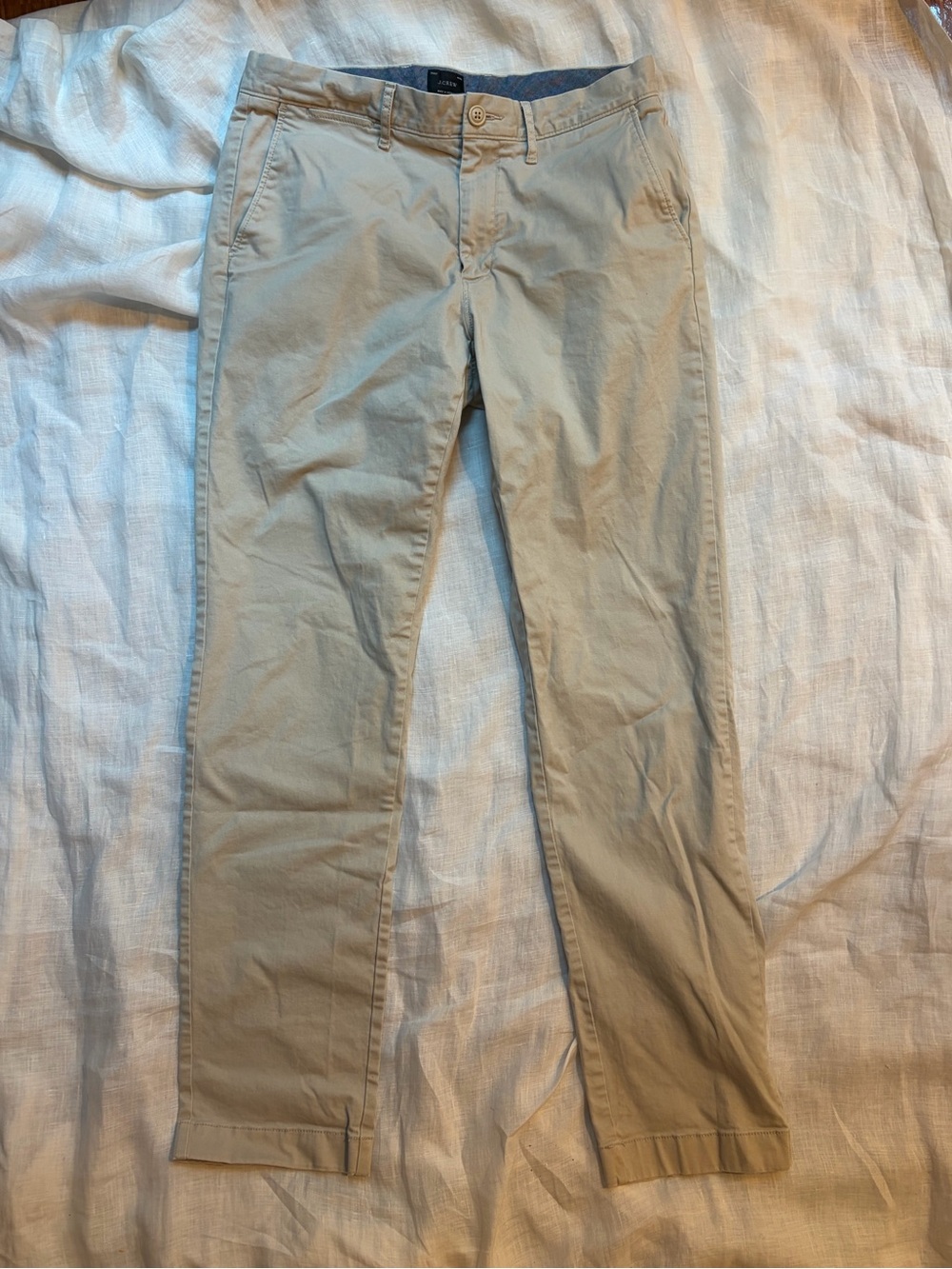 J. Crew Men's Chinos in Light Khaki